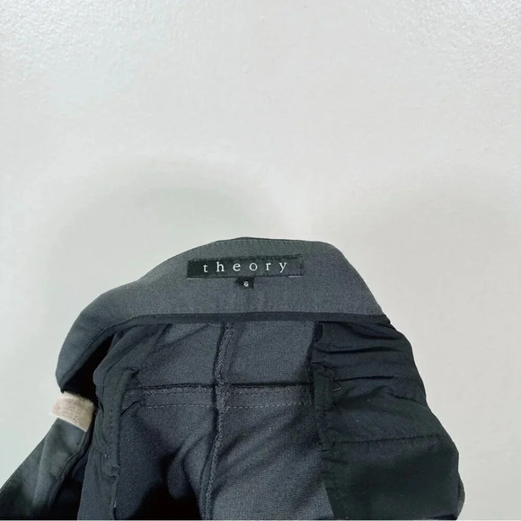 Theory Womens Size 6 Stretch Viscose Slim Fit Trouser Pant - Picture 7 of 13